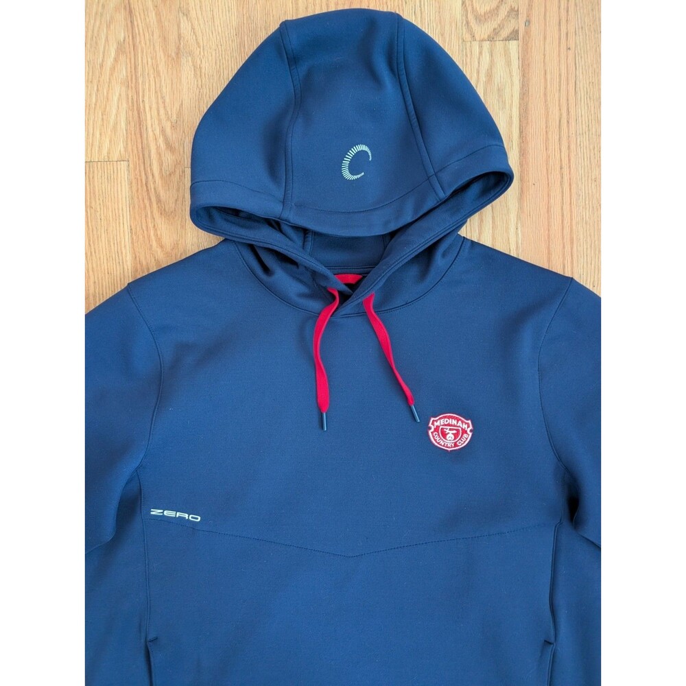 Zero Restriction Mens TKO  Hoodie Pullover L1140 Navy Red Golf Medium Medinah - Picture 4 of 10